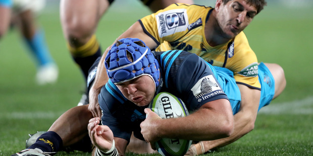 James Parsons led from the front in the Blues' big win over the Brumbies. Photo / Getty