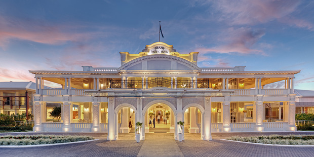 Suva's Grand Pacific Hotel, has been described as one of the most graceful hotels in the world. Photo / Supplied