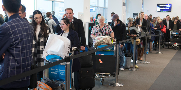 Airline passengers have had a day of disruption. Photo / Mark Mitchell