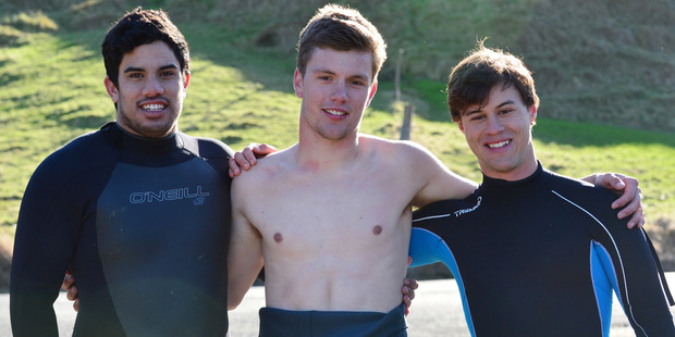 Tahu Nikora, Max Richard and Theo Montel were praised for their actions after getting into trouble. Photo / Otago Daily Times