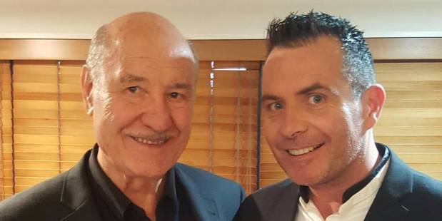 Ricardo Simich (right) with his father and "champion" Clem. Photo / Supplied