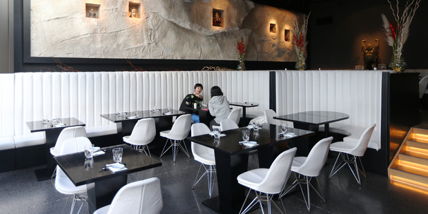 The restaurant's interior is a sight to behold. Photo / Doug Sherring
