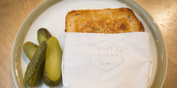Grilled cheese sandwich. Photo / Greg Bowker