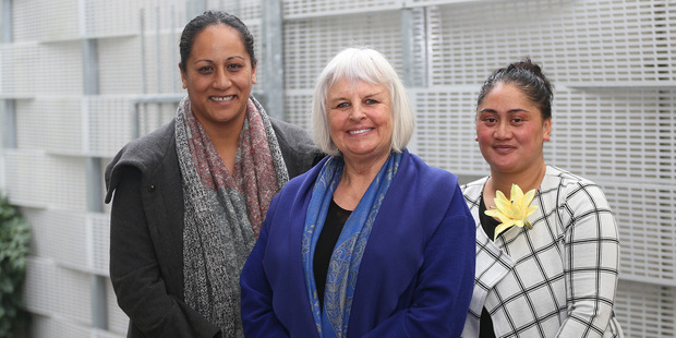 Deputy principal Mary Takatainga, principal Susan Dunlop and associate principal Jazmin Greig at Yendarra School in Otara. Photo / Doug Sherring