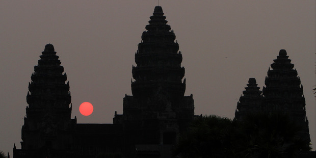 Visitors will have to dress modestly if they wish to enter the Angkor Wat temples. Photo / AP