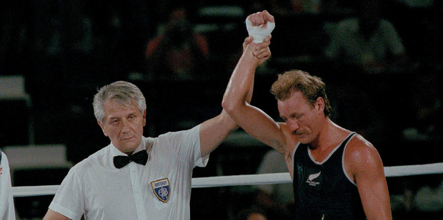 Kevin Barry of New Zealand at the Summer Olympics in Los Angeles, 1984. Photo / AP