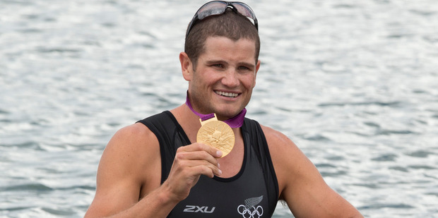 Rower Nathan Cohen, who won gold in the men's double sculls at London four years ago, is the most recent Christchurch-born Olympian to land a medal. Photo / Brett Phibbs