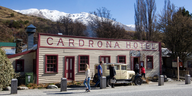 The historic Cardrona Hotel. Photo / Mark Mitchell