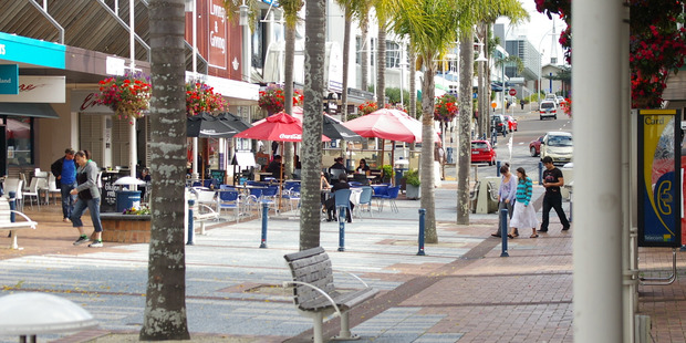 Red Square, the centre for feedback on a proposed revamp of Tauranga's CBD. Photo/file