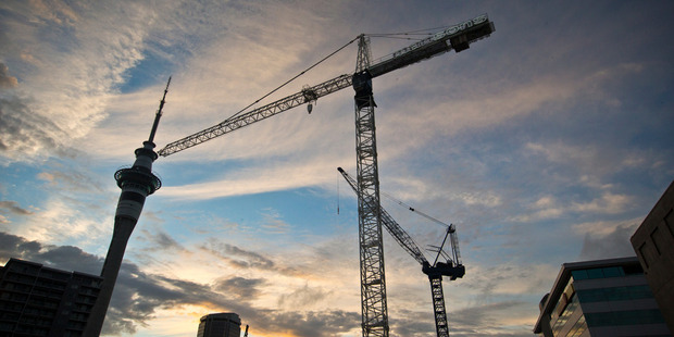 The construction sector's strength is driving demand for staff, and hiring intentions across all sectors showed a net 13pc intend to take on new employees. Photo / Greg Bowker