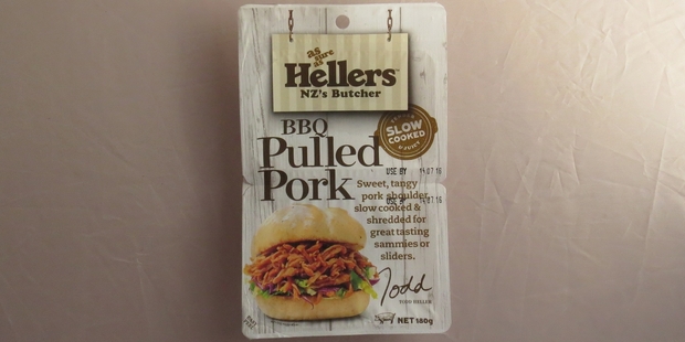 Heller's BBQ Pulled Pork. $5 for 180g. Photo / Supplied