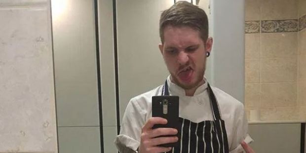 Head chef Alex Lambert claimed he only made the comment on Instagram to irritate a vegan woman he'd gotten into an argument with. Photo / Instagram