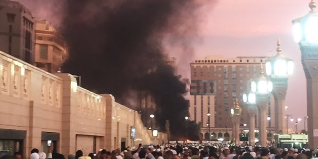 The suicide attack in Medina was near the seventh century Mosque of the Prophet Muhammad. Photo / AP