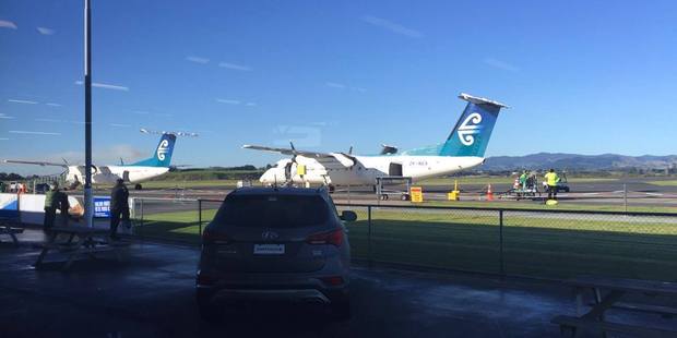 Tauranga Airport is playing host to several flights diverted from Auckland because of heavy fog at the aiport. Photo/Claire Connell
