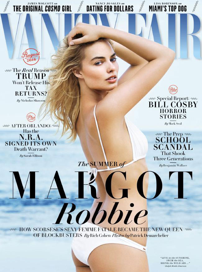 Vanity Fair's latest cover features Margot Robbie.