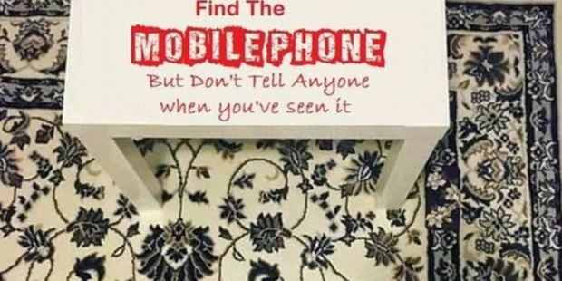 Can you spot the phone? The image has been shared nearly 16,000 times and reached 120,000 reactions
