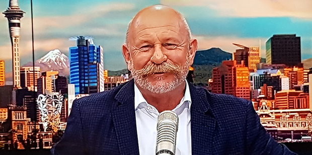 Mark Sainsbury and his mo' fill in for Paul Henry at TV3.