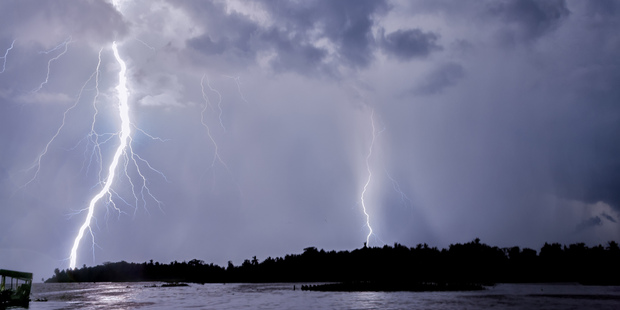The storms are believed to be caused by the collision of warm air from the Caribbean with cool air from the Andes mountains. Photo / Fernando Flores