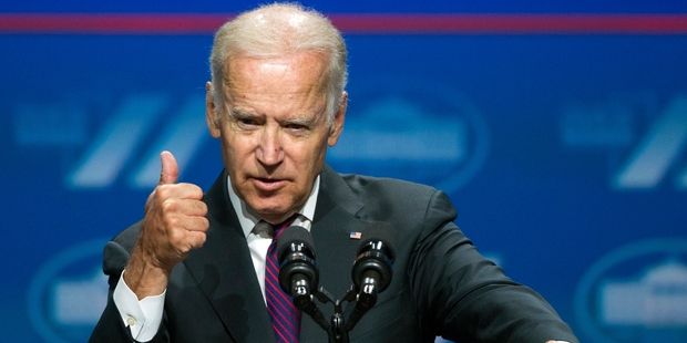Biden swooped in and dominated the contest between the respective running mates. Photo / AP