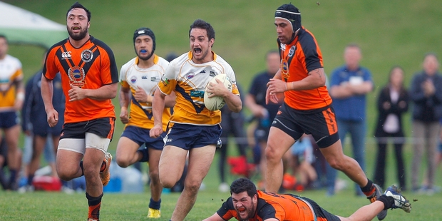 Tane Leef had another strong game for the Otumoetai Eels on Saturday.