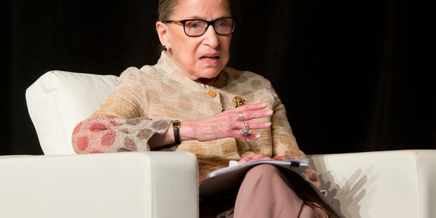 Supreme Court Justice Ruth Bader Ginsburg. Photo / AP