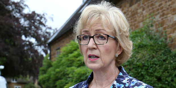 Conservative leadership contender Andrea Leadsom. Photo / AP
