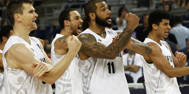 New Zealand's players perform a Haka at the 2014 FIBA World basketball championships. Photo / Getty Images