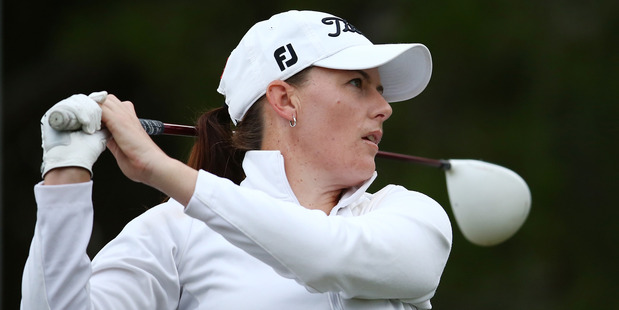Cathryn Bristowcompetes during day two of the ISPS Handa Women's Australian Open. Photo / Getty Images