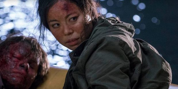Michelle Ang in a scene from Fear the Walking Dead. The Kiwi actress has scored an Emmy nomination.
