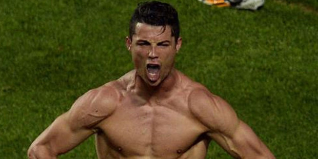 This is what Ronaldo really looks like. Photo / Twitter.