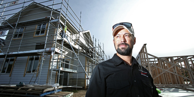Master painters NZ BOP president Riki Nelson says most of its members are booked up for months while his workload has increased by 50 per cent in the last year. PHOTO/ John Borren