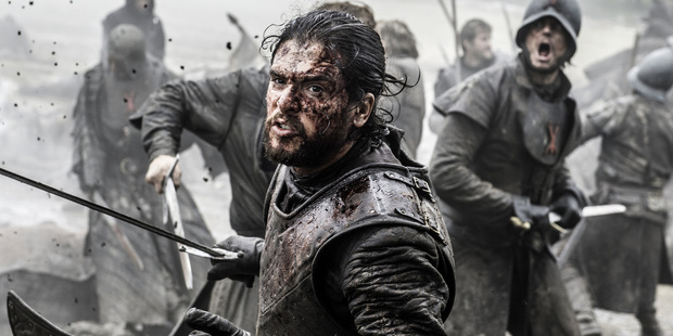 Kit Harington portrays Jon Snow in a scene from Game of Thrones. Photo / HBO