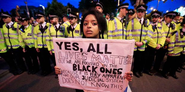 Tensions remain high on streets in many towns and cities across the United States. Photo / AP