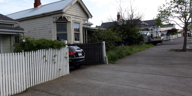 The street where Luke Tipene was stabbed in the neck with a broken bottle. Photo / Doug Sherring