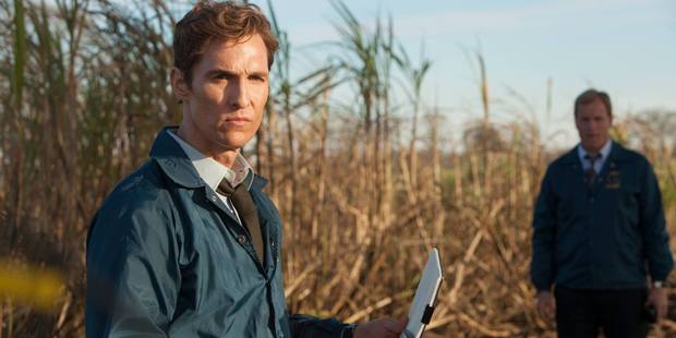 True Detective starring Woody Harrelson and Mathew McConaughey. Photo / Supplied