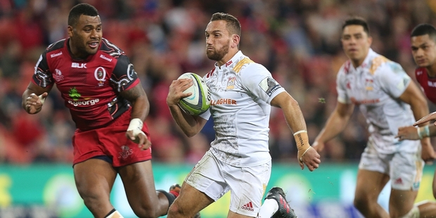 Aaron Cruden's playmaking abilities could be among the keys to the Chiefs winning a third Super Rugby crown. Picture / Getty Images