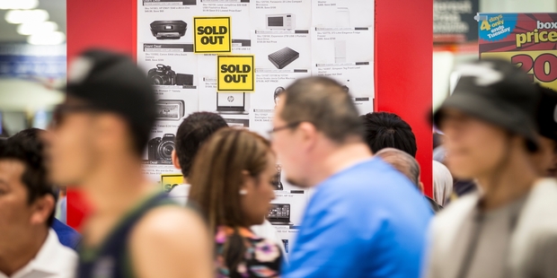 A net 36 per cent of respondents think it’s a good time to buy a major household item. Picture / Michael Craig