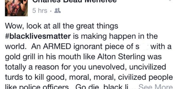 Comments redacted. Source / Facebook