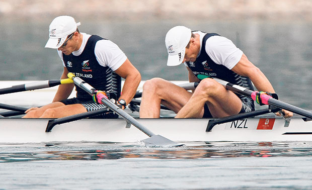 Nathan Cohen (left) and Rob Waddell. Photo / Kenny Rodger