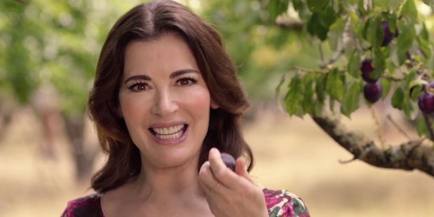 Nigella Lawson has been spruiking Whittaker's Black Doris Plum and Roasted Almond chocolate, which is currently in short supply.