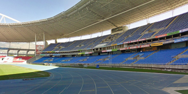 Google Street view of the Olympic Stadium in Rio.
