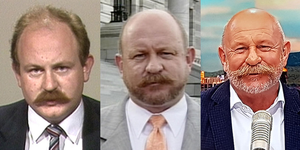 Mark Sainsbury's moustache has evolved over the years to become an entity all of its own.