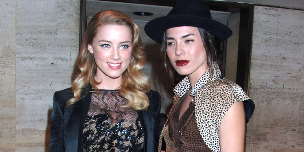 Amber Heard and Tasya Van Ree were together for four years. Photo / Splash News