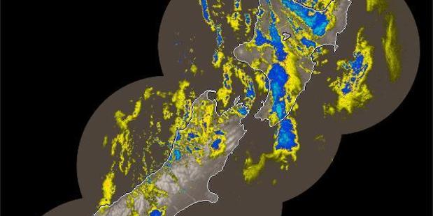 Today's weather is going to be wet. Photo / MetService