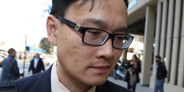 Dr Aaron Voon outside Perth Magistrates Court where he appeared on multiple charges of possession of child exploitation material. Photo / PerthNow / Bohdan Warchomij
