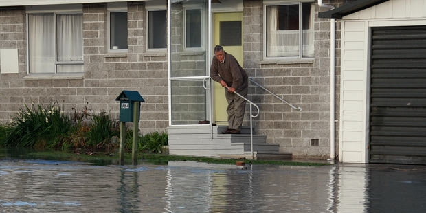 People are often bad at managing risks that occur infrequently, such as floods or earthquakes, telling themselves "it could never happen to me". Photo / Brett Phibbs