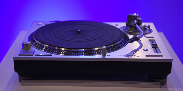 The Panasonic Technics SL 1200G Direct Drive Hi-Fi turntable displayed at the 2016 Consumer Electronics Show (CES) in Las Vegas. Photo / Bloomberg