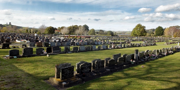 The 102-year-old Anderson Memorials has supplied most of the headstones in Aramoho cemetery. Photo / Stuart Munro