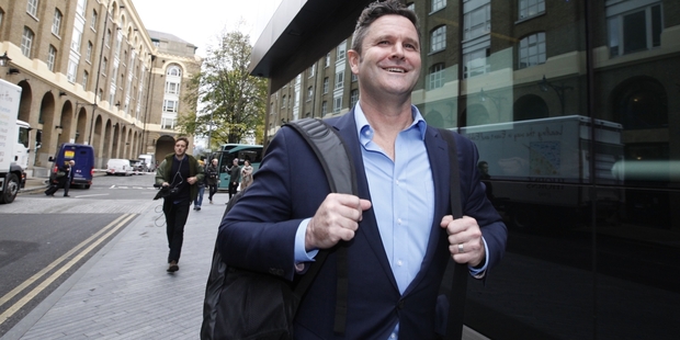 Chris Cairns is all smiles after being found not guilty of perjury at last year's trial. Photo / Chros Gorman