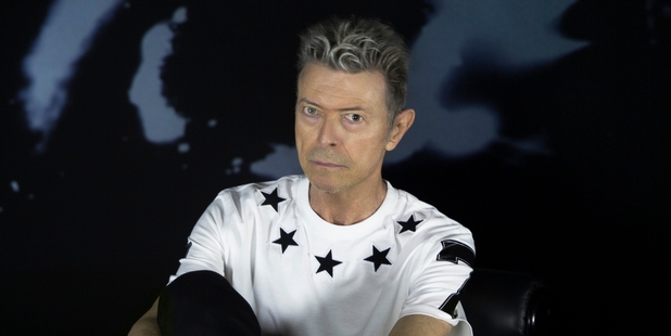 Bowie poses late last year for a promotional picture for the Blackstar album. Photo / Sony Music